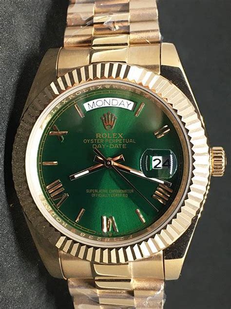 rolex goud met groen|Rolex.